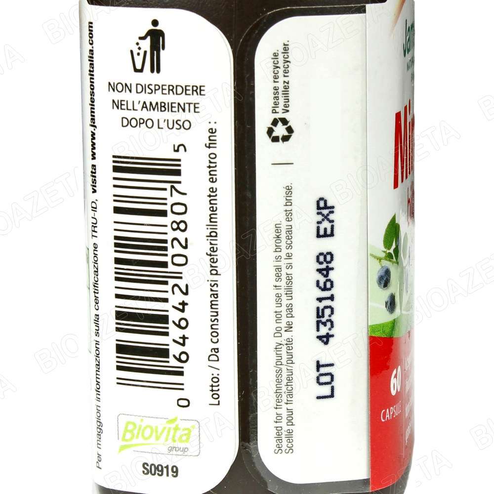 Jamieson Mirtillo nero 60 capsule - immagine 3