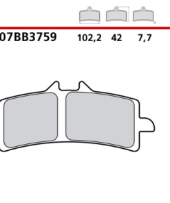 Coppia Pastiglie freno BREMBO 07BB3759