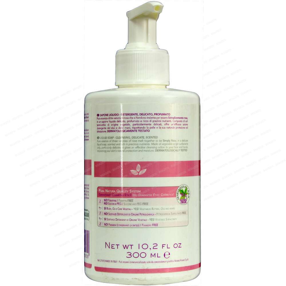 Sapone liquido 300ml Simply rose - immagine 3