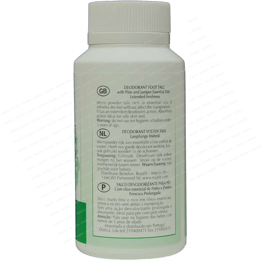 Pedyx talco deodorante 75g biologico - immagine 2