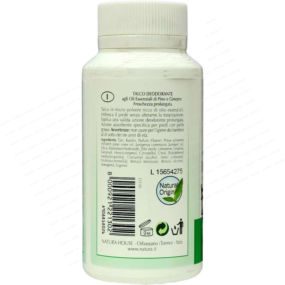 Pedyx talco deodorante 75g biologico - immagine 3