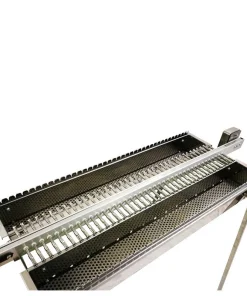 80 Double Griglia A Carbone Con Giraspiedini Automatico