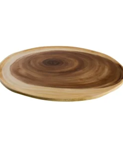 24 cm - Tableware Buffet & Display Vassoio Fatto a mano In Legno di Acacia