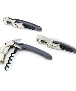 Cavatappi Doppia Leva In Acciaio Inox