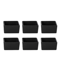 6x6 cm - Etna Coppetta In Porcellana - Set 6 Pz