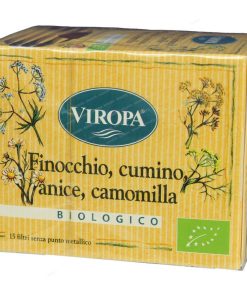 Viropa Finocchio cumino anice camomilla bio 15 filtri