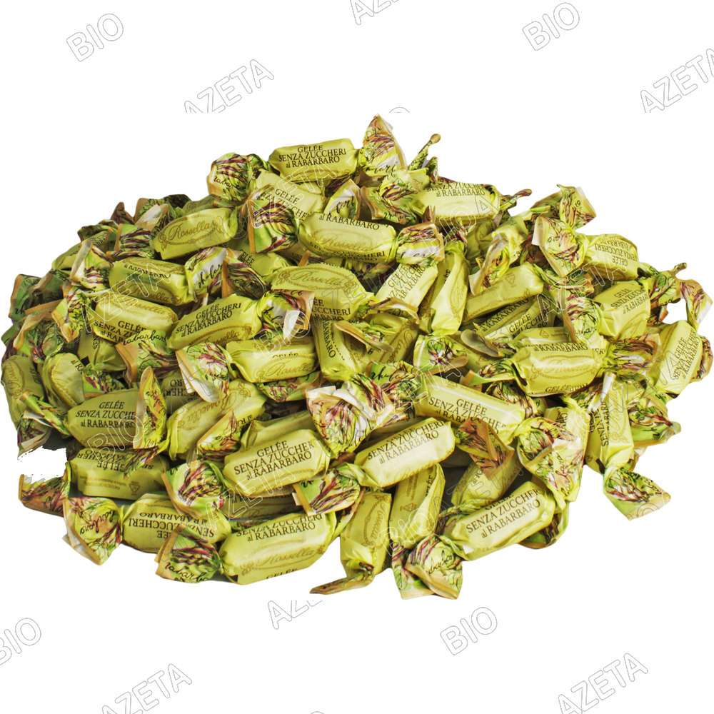 Gelatine rabarbaro senza zucchero 500g - immagine 2