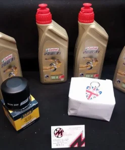 KIT TAGLIANDO CASTROL POWER 1 TRIUMPH BONNEVILLE,STREET TRIPLE,DAYTONA 675 TIGER 800