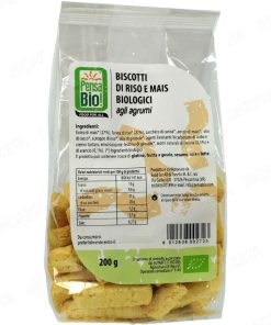 Biscotti riso mais agrumi bio 200g Pensa bio