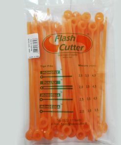 LAMELLE PER TESTINA FLASH CUTTER SEZIONE OVALE 2,8×4,5 MM MONOFLY 40 pz. – 10119109