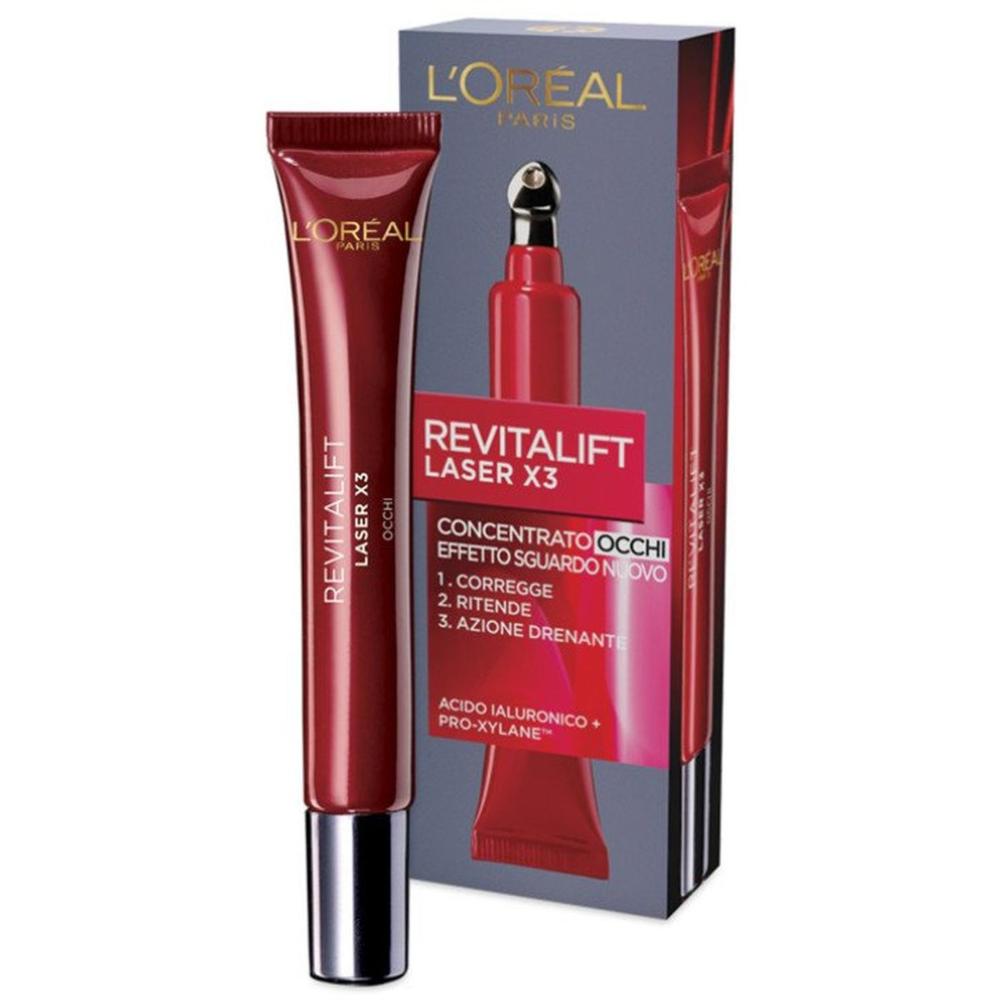 L’Oréal Paris Contorno Occhi Revitalift Laser X3, 15 ml