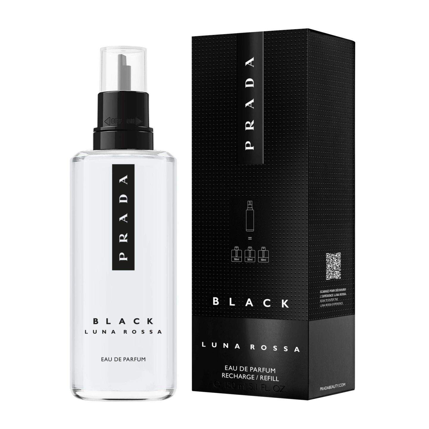 Prada Luna Rossa Black Refill 150ml - immagine 2