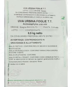 Uva ursina foglie Taglio Tisana 500g