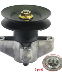 Mozzo Supporto completo, altezza totale 143 mm, puleggia diametro 140 mm-456552