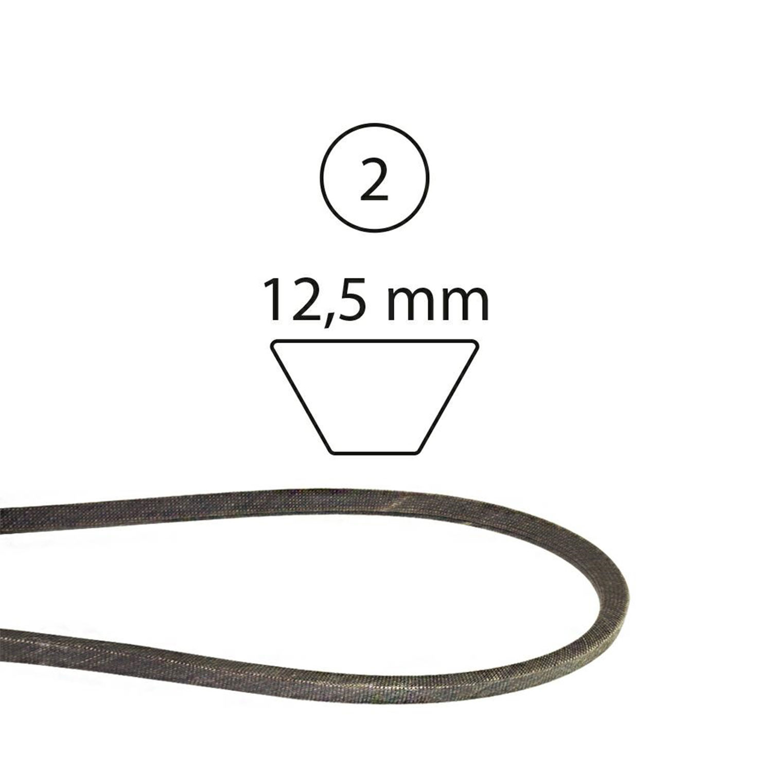 CINGHIA PER TRATT. 95.4 HD 1295,2 473441 1/2″ X 95.2″ AL-KO – SOLO -520621