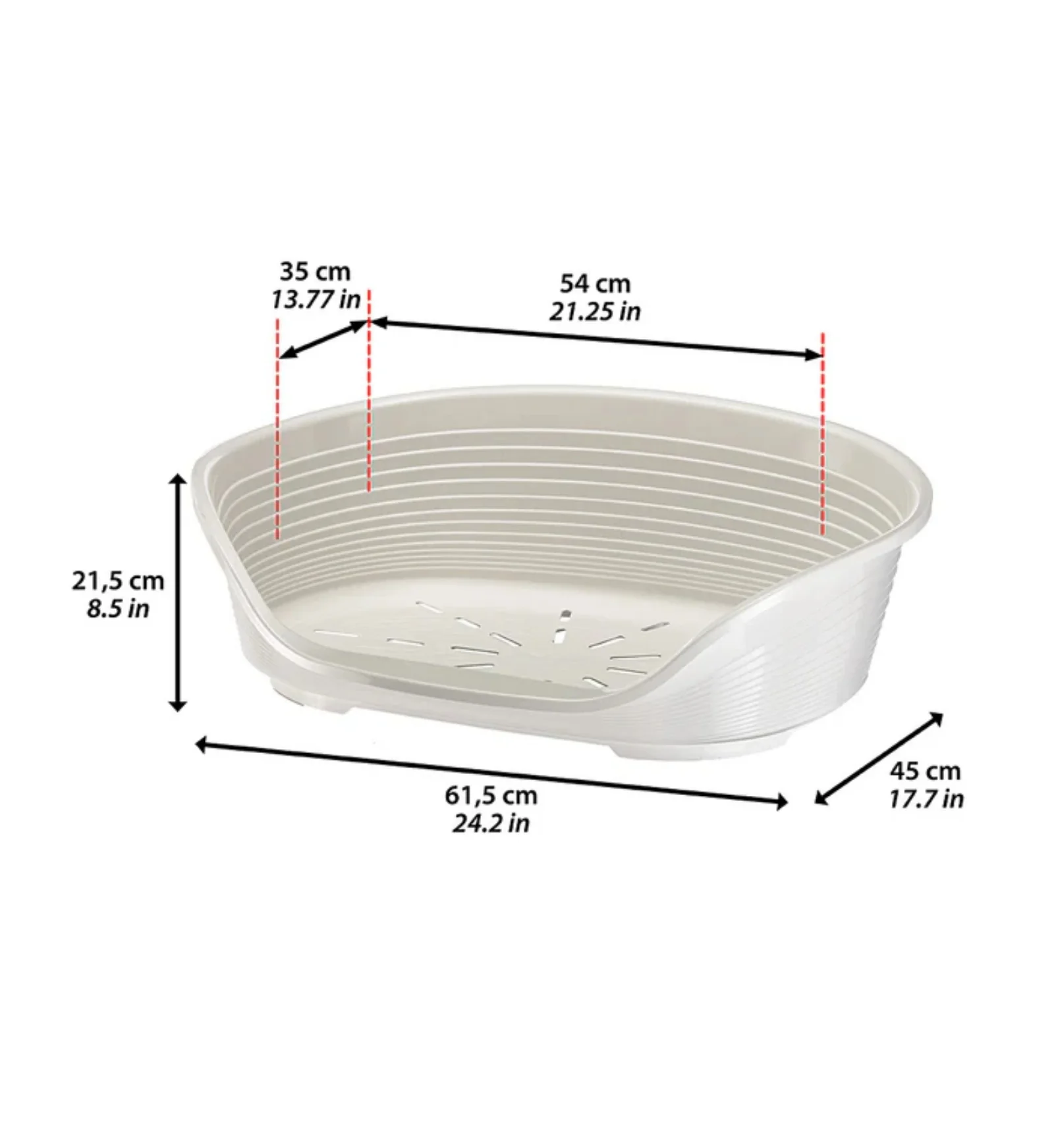 FERPLAST CANE CUCCIA SIESTA DELUXE 4 BLU - immagine 2