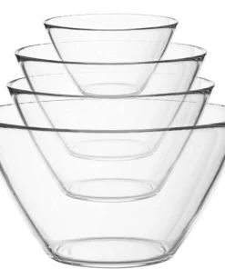 Basic Insalatiera In Vetro - Set 4 Pz