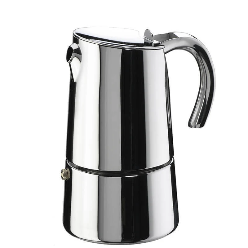 Bella Caffettiera Moka In Acciaio Inox