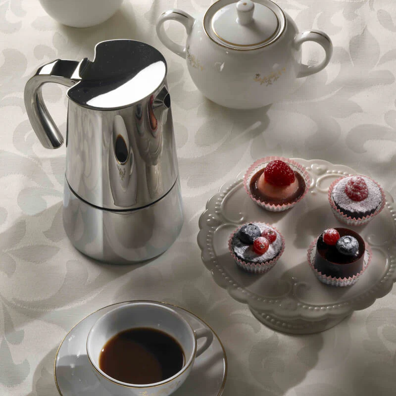 Bella Caffettiera Moka In Acciaio Inox - immagine 8