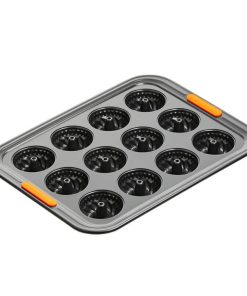 40x30 cm - Forme Speciali Stampo Mini Ciambelle Rettangolare 12 Impronte Antiaderente