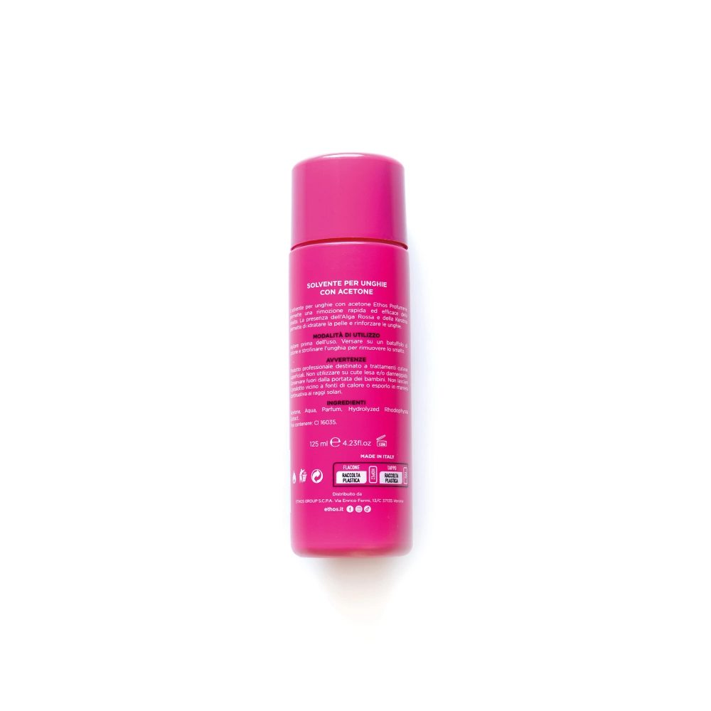 Solvente Con Acetone 80% Rosa Ethos 125ml - immagine 2
