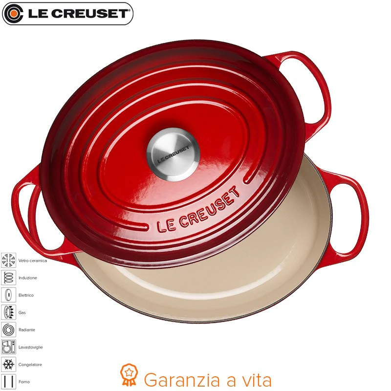 27 cm - Cocotte Evolution Casseruola Ovale In Ghisa - immagine 6