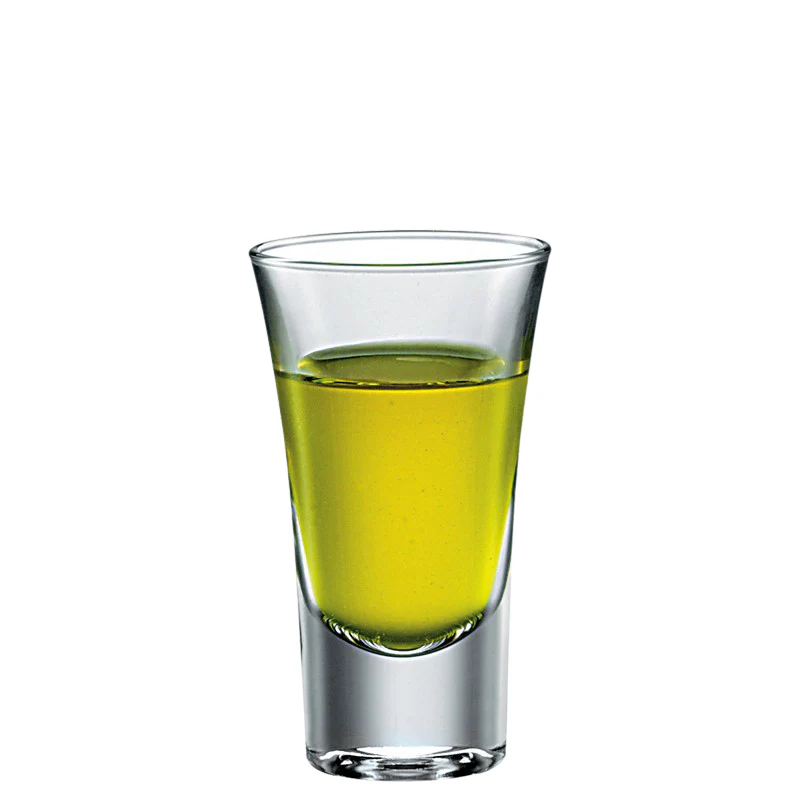 5.7 cl - Dublino Bicchiere Liquore in Vetro - Set 3 Pezzi