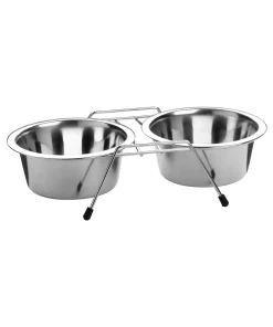 HUNTER CANE DOPPIA CIOTOLA IN ACCIAIO INOX 2 X 250 ML