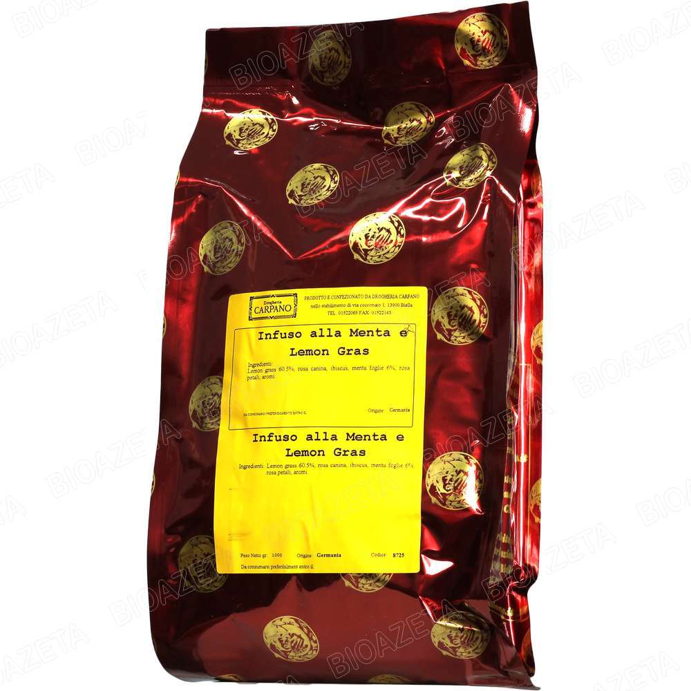Infuso Menta Lemongrass 1kg Carpano - immagine 3
