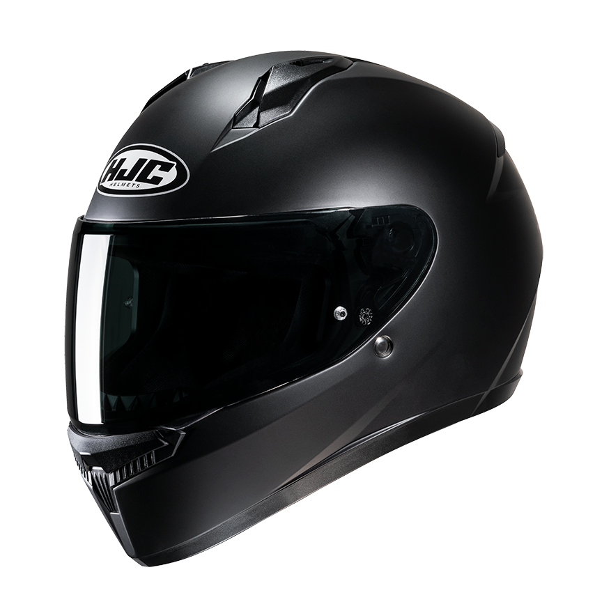 CASCO HJC C10 SOLID SEMI FLAT BLACK