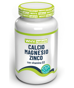 Calcio Magnesio Zinco e Vitamina D3 Why Nature
