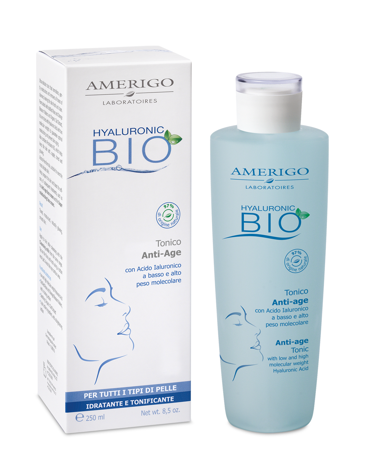 Amerigo Hyaluronic bio Tonico Anti Age 250ml