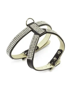 PETTORINA C/STRASS TG GRANDE NERO