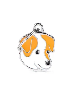 MEDAGLIETTA JACK RUSSEL ARANCIO