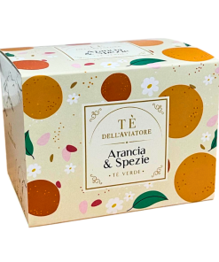 Tè Verde arancia e spezie 15 filtri piramidali Carpano