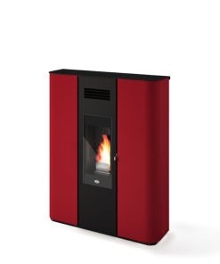 Stufa a Pellet Eva Calor Rebecca New 9,5 KW Rosso – 9016004100