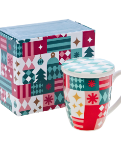 Tazza con filtro e copritazza Santa