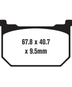 Pastiglie freno EBC FA68