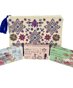 Pochette regalo 3 Saponi Vegetali da 150g