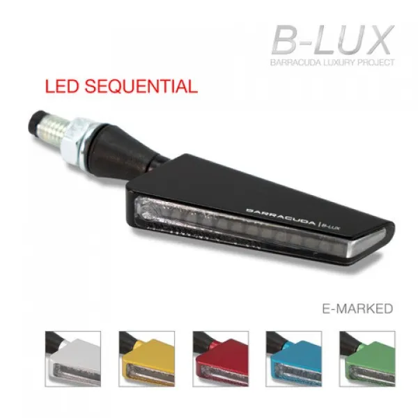 COPPIA FRECCE BARRACUDA SEQUENZIALI SQ-LED B-LUX LED VERDE N1001-BSQV - immagine 2